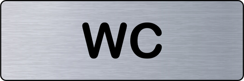 Adhesive WC Toilet Door Panel - Signage For Professionals