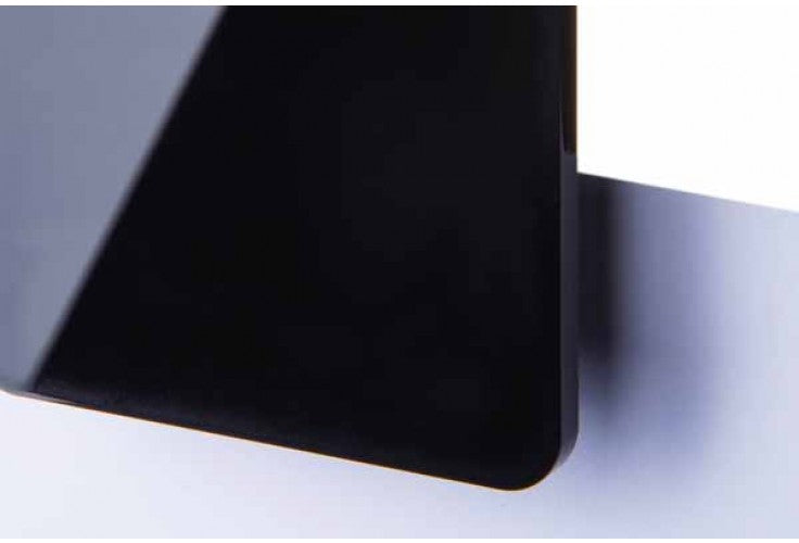 Lettre / Chiffre acrylique Noir brillant 3mm - PlaquesAgraver.fr